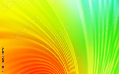 Light Multicolor vector template with curved lines. A circumflex abstract illustration with gradient. Abstract style for your business design.
