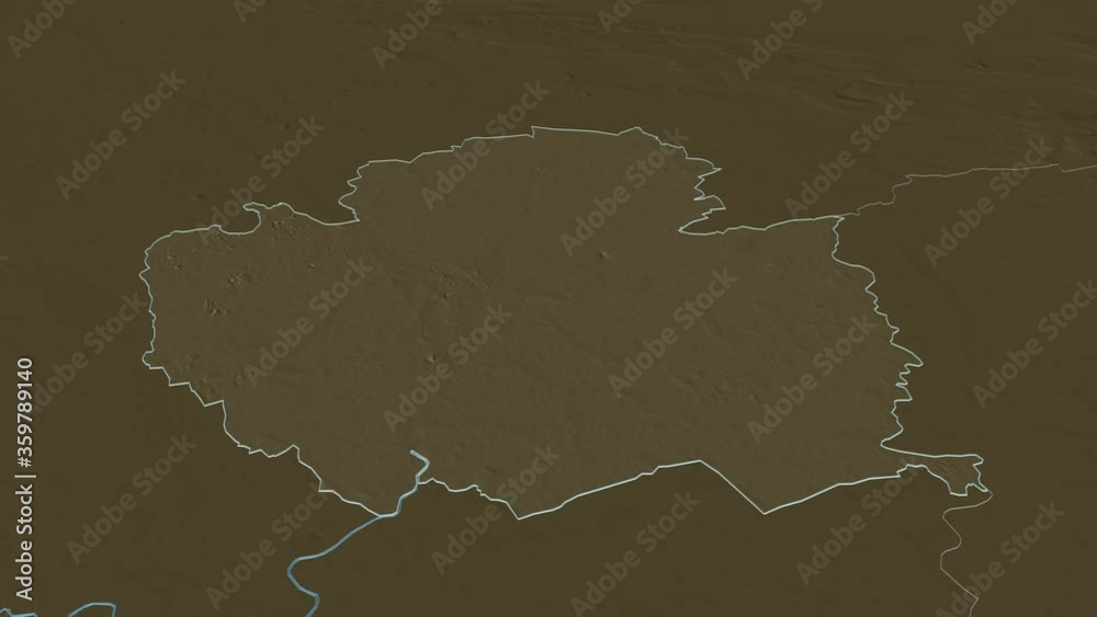 York, unitary authority with its capital, zoomed and extruded on the administrative map of England in the conformal Stereographic projection. Animation 3D York, unitary authority with its capital, zoomed and extruded on the administrative map of England in the conformal Stereographic projection. Animation 3D