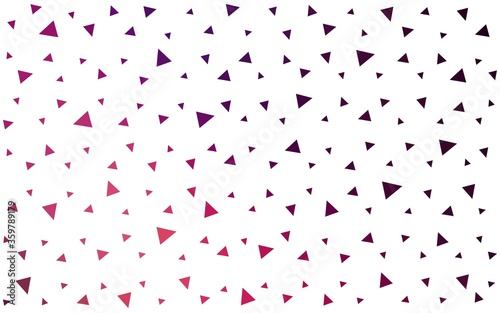 Dark Pink vector abstract polygonal pattern. Colorful abstract illustration with triangles. Template for cell phone's backgrounds.
