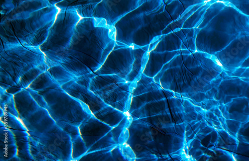 pool water, sunlight reflection, unusual texture of abstraction