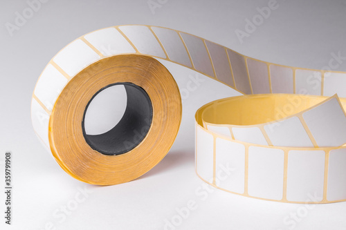 Blank sticky label  roll for thermal transfer printing