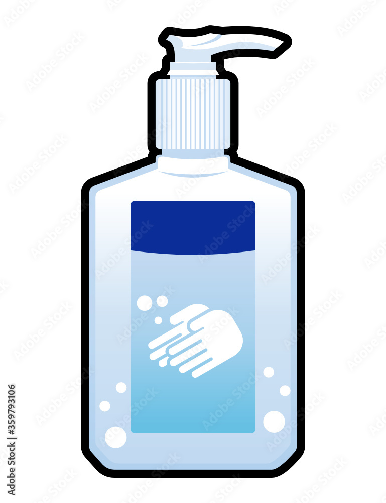 Hand Sanitizer or Liquid Soap Container Hand Sanitizer or Liquid Soap Container