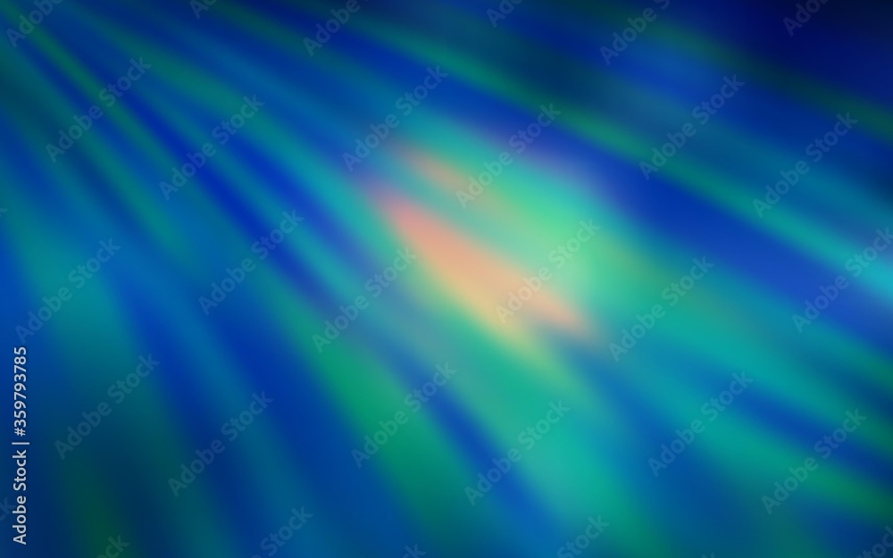 Fototapeta premium Light BLUE vector background with straight lines. Glitter abstract illustration with colorful sticks. Smart design for your business advert.
