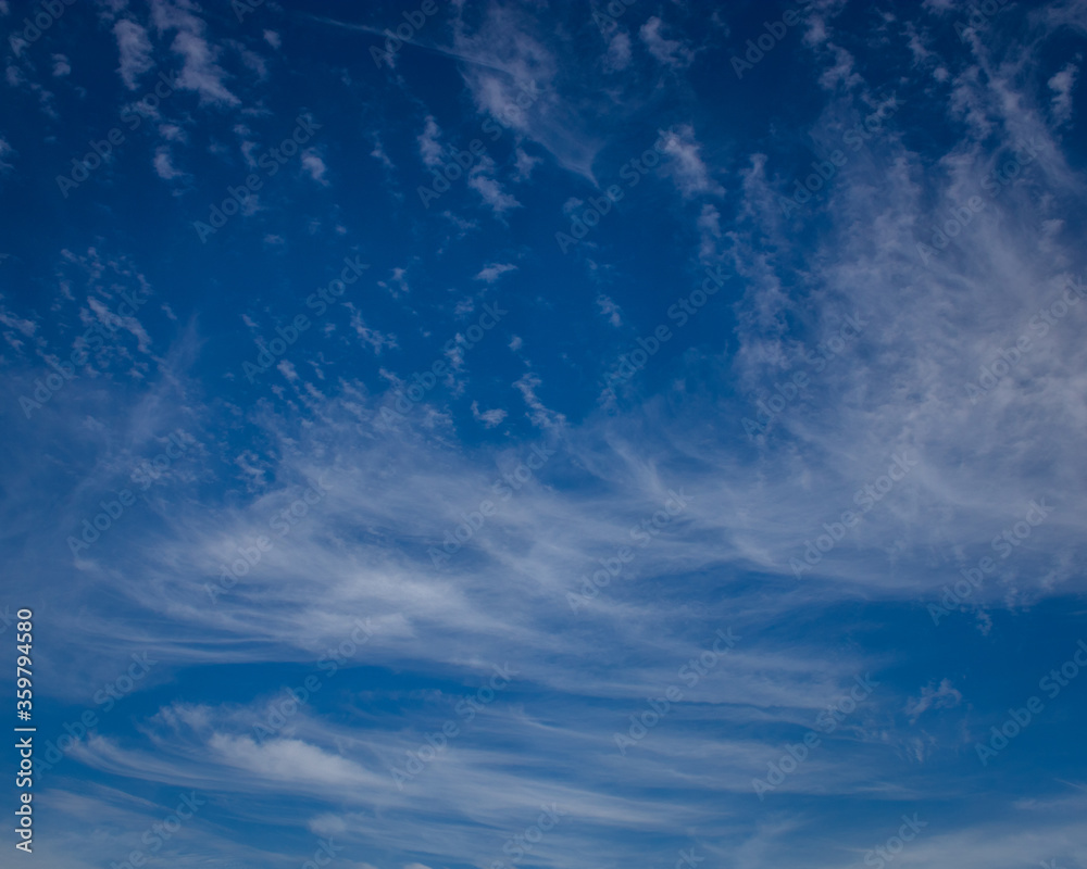 blue sky with clouds