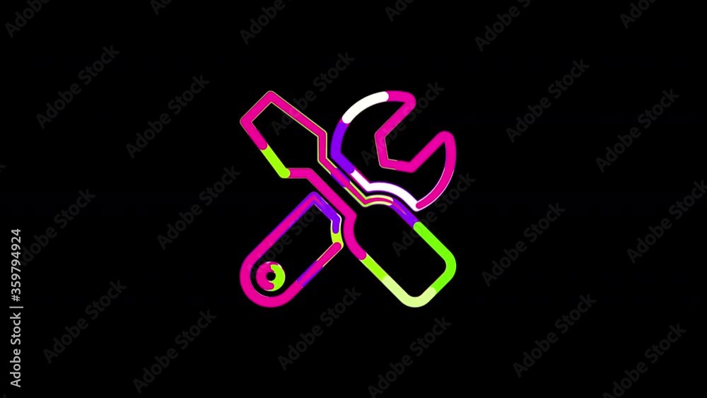 Circles gather in symbol tools. After it crumbles in a line and moves to the camera. Alpha channel black Circles gather in symbol tools. After it crumbles in a line and moves to the camera. Alpha channel black