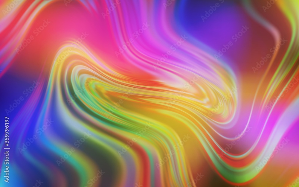 Light Multicolor vector glossy abstract backdrop. A completely new colored illustration in blur style. New way of your design.