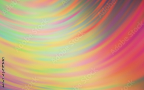 Light Green, Red vector abstract layout. Glitter abstract illustration with gradient design. Background for designs.