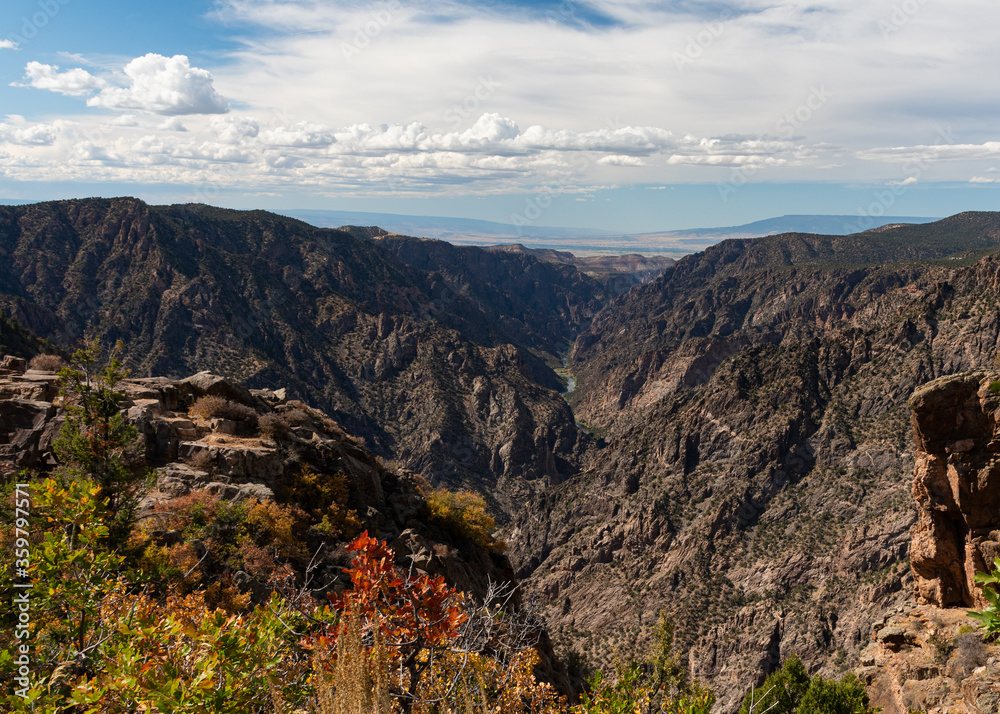 Fall at Black Canyon of the Gunnison National Park in Colorado.