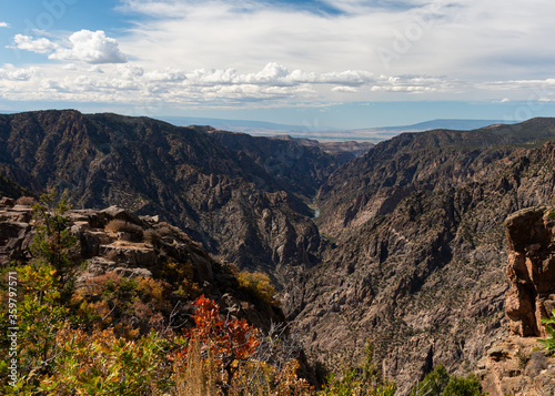 Fall at Black Canyon of the Gunnison National Park in Colorado.