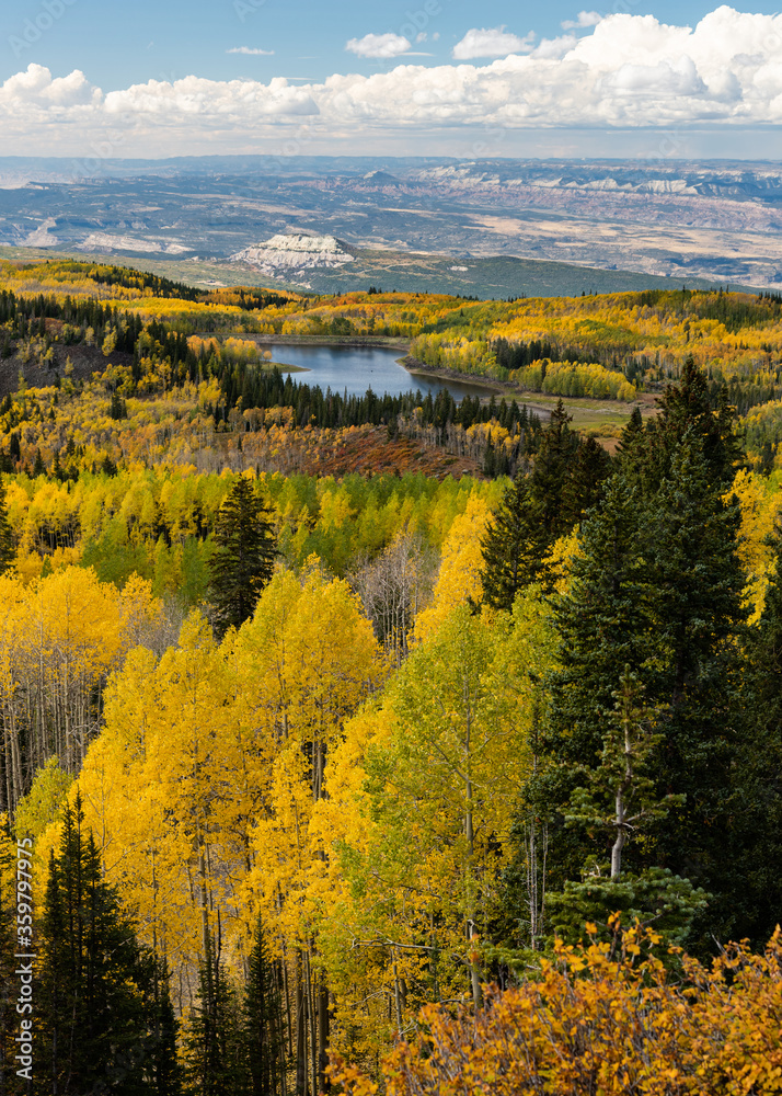Autumn landscape in the Colorado Rocky Mountains