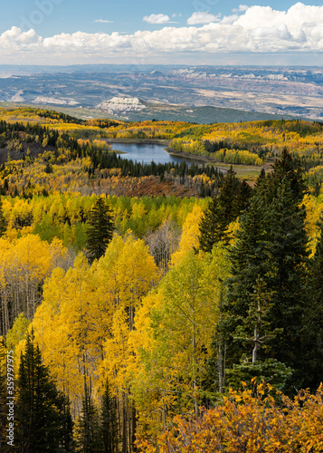Autumn landscape in the Colorado Rocky Mountains
