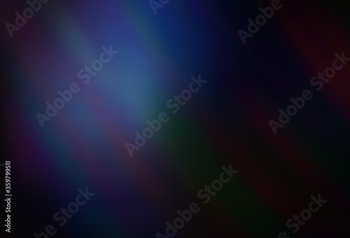 Dark BLUE vector background with stright stripes. Blurred decorative design in simple style with lines. Pattern for ads, posters, banners.