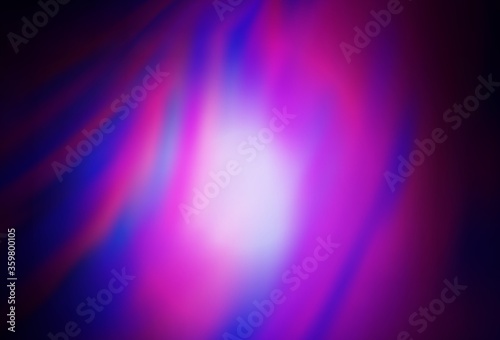 Dark Purple vector blurred bright template. Shining colored illustration in smart style. Background for designs.