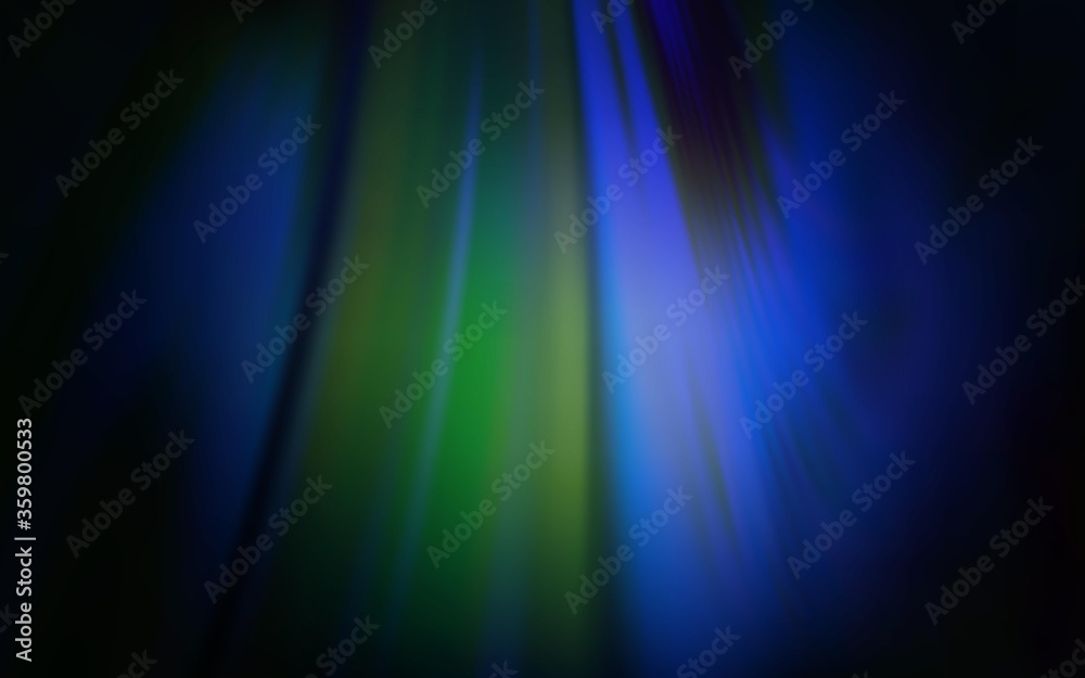 Dark BLUE vector abstract blurred background. Colorful illustration in abstract style with gradient. Smart design for your work.