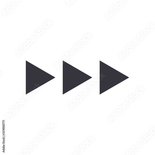 Free Download Next arrows or right direction flat style icon vector design - GFXLoad