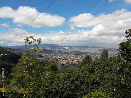 Views from Montserrate Bogota Colombia mountain 2019