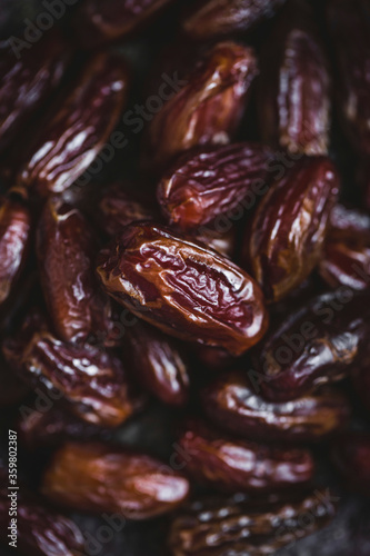 Close up of dried dates