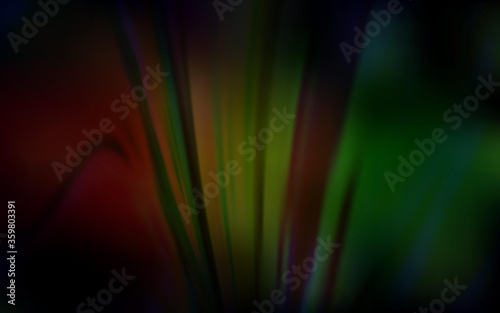 Dark Green, Red vector abstract bright texture. New colored illustration in blur style with gradient. New design for your business.