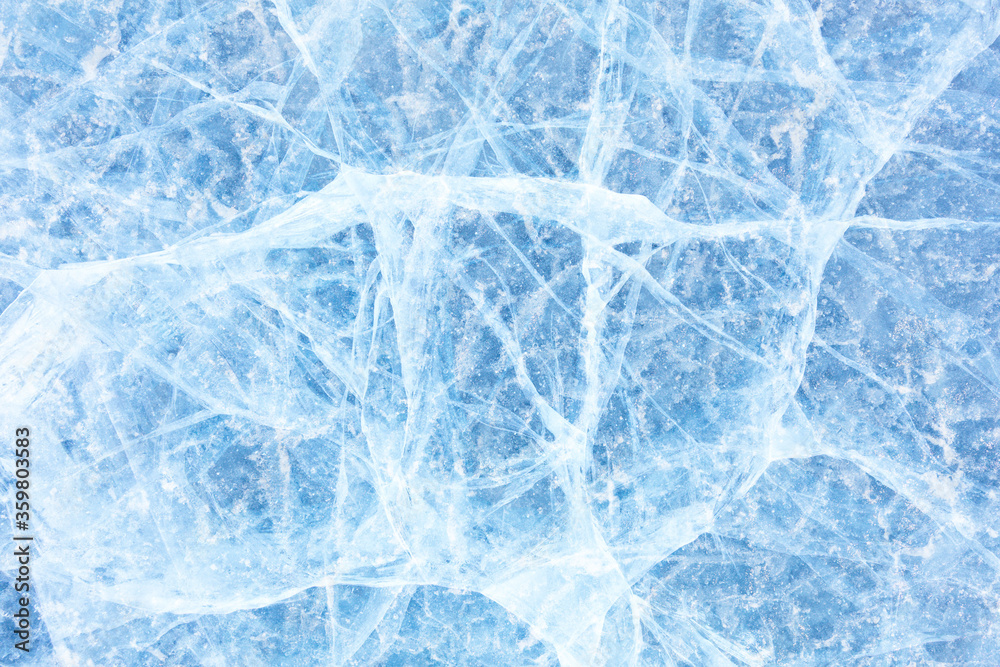 Blue background of Ice texture Blue background of Ice texture