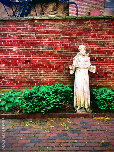 Statue in Courtyard, Boston, MA