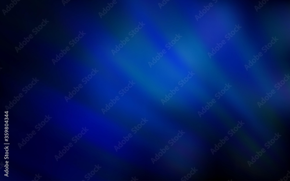 Dark BLUE vector layout with flat lines. Shining colored illustration with sharp stripes. Pattern for ad, booklets, leaflets.