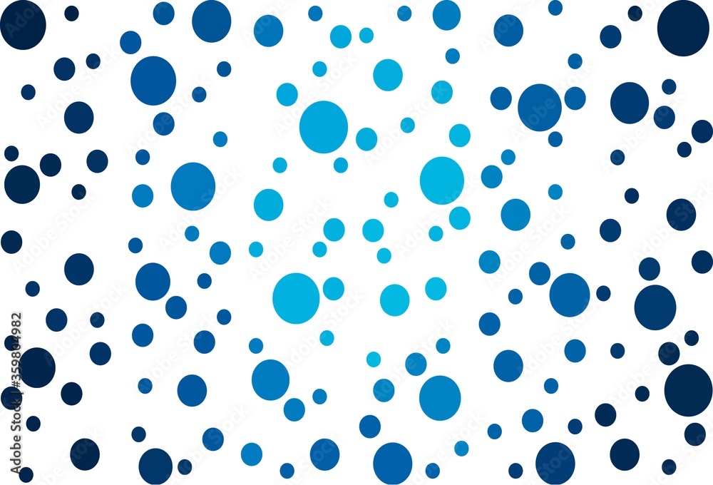 DARK BLUE vector  background with spots. Blurred decorative design in abstract style with bubbles. Pattern for beautiful websites.