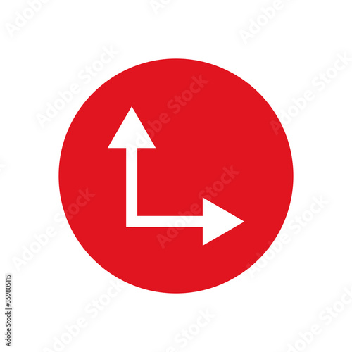Free Download Next arrow or right direction block style icon vector design - GFXLoad