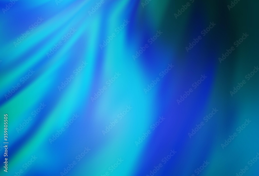 Dark BLUE vector blurred pattern. Colorful abstract illustration with gradient. New design for your business.