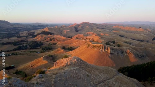 The Mata peak near Napier 3, Droneshot