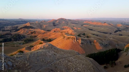 The Mata peak near Napier 4, Droneshot