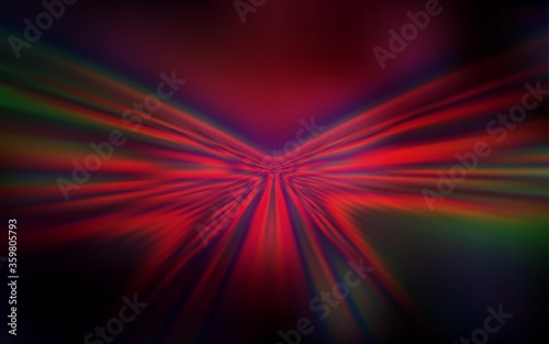 Dark Red, Yellow vector backdrop with bent lines. A shining illustration, which consists of curved lines. Colorful wave pattern for your design.