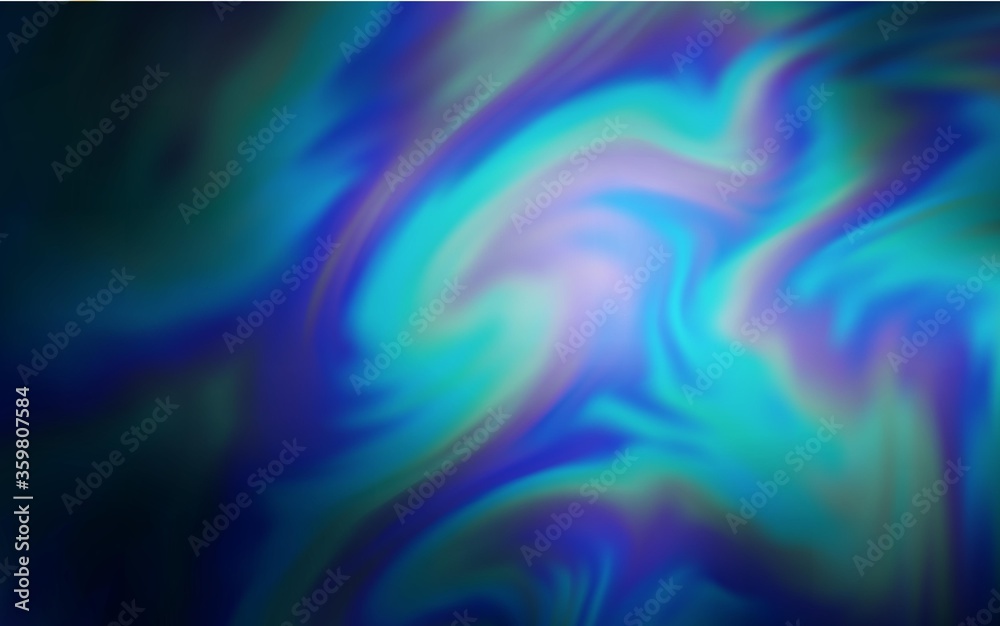 Dark BLUE vector blurred shine abstract background. Shining colored illustration in smart style. New style for your business design.