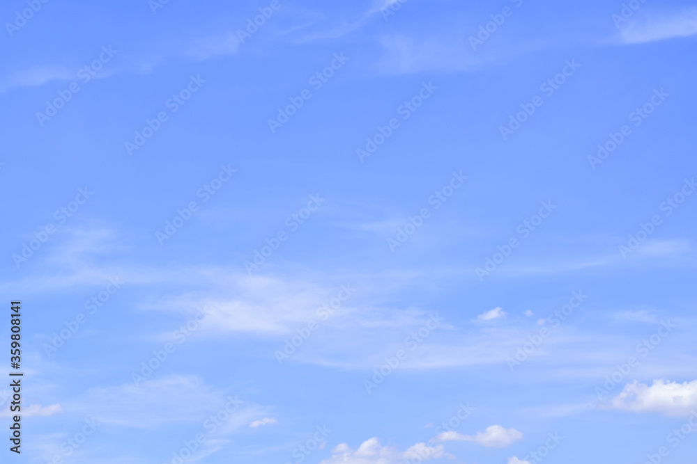 White clouds in the morning sky White clouds in the morning sky