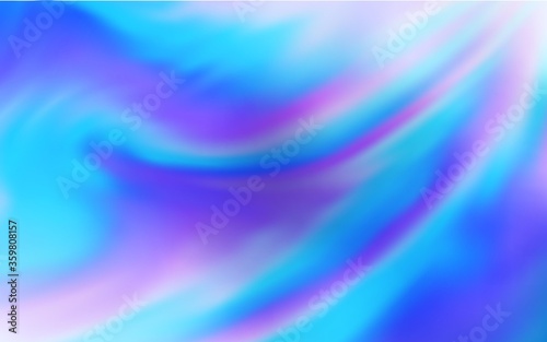 Light BLUE vector glossy abstract layout. A completely new colored illustration in blur style. Blurred design for your web site.