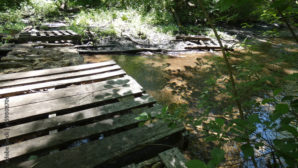 Obraz premium Pallet bridge