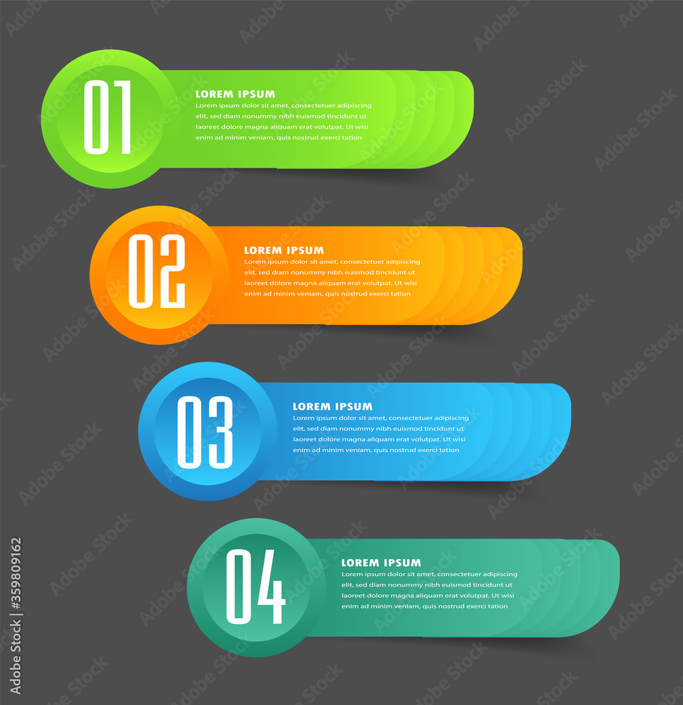 modern text box template, banner Infographics modern text box template, banner Infographics
