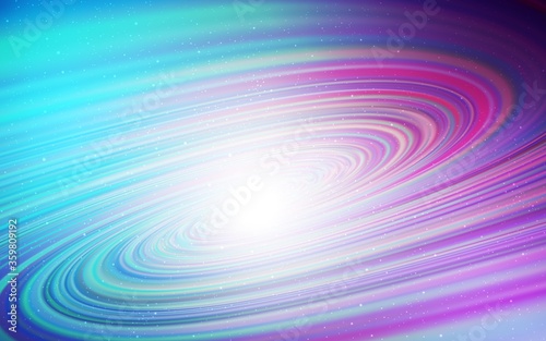 Light Pink, Blue vector background with astronomical stars. Modern abstract illustration with Big Dipper stars. Template for cosmic backgrounds.