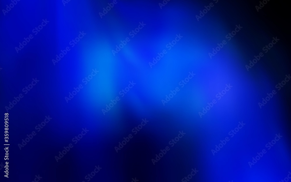 Dark BLUE vector glossy abstract background. Shining colored illustration in smart style. Background for a cell phone.
