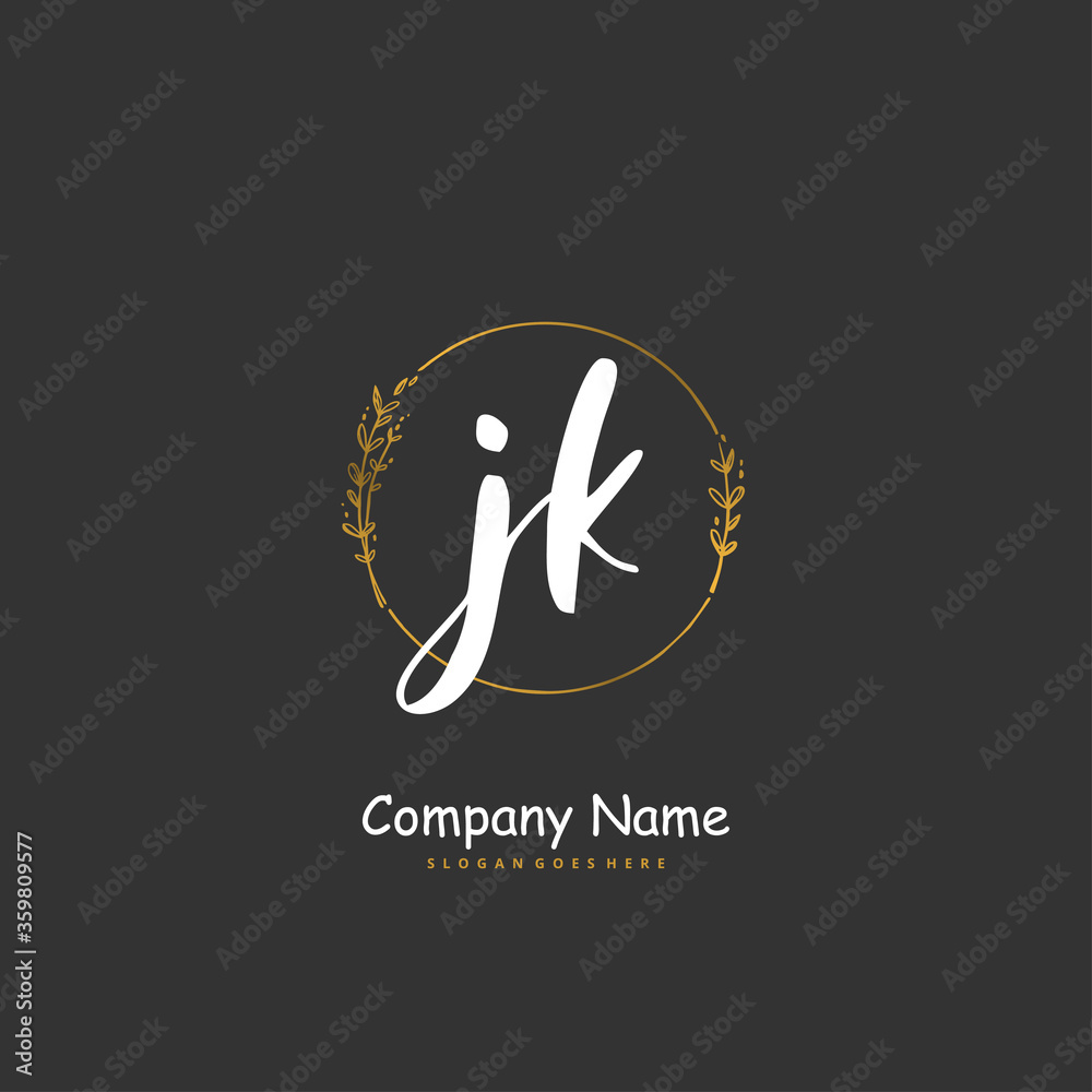J K JK Initial handwriting and signature logo design with circle. Beautiful design handwritten logo for fashion, team, wedding, luxury logo. J K JK Initial handwriting and signature logo design with circle. Beautiful design handwritten logo for fashion, team, wedding, luxury logo.