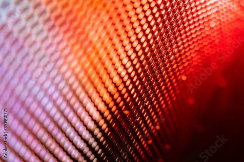 CloseUp LED blurred screen. LED soft focus background. abstract background ideal for design.