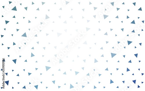 Light BLUE vector  low poly texture. Colorful illustration in abstract style with triangles. Brand new style for your business design.