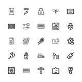 Editable 25 code icons for web and mobile