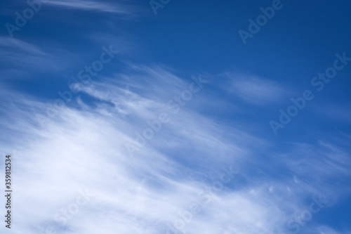 Background with white cloud and blue sky