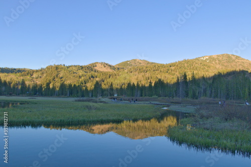 Evening light at Silver Lake, Big Cottonwood Canyon, Utah