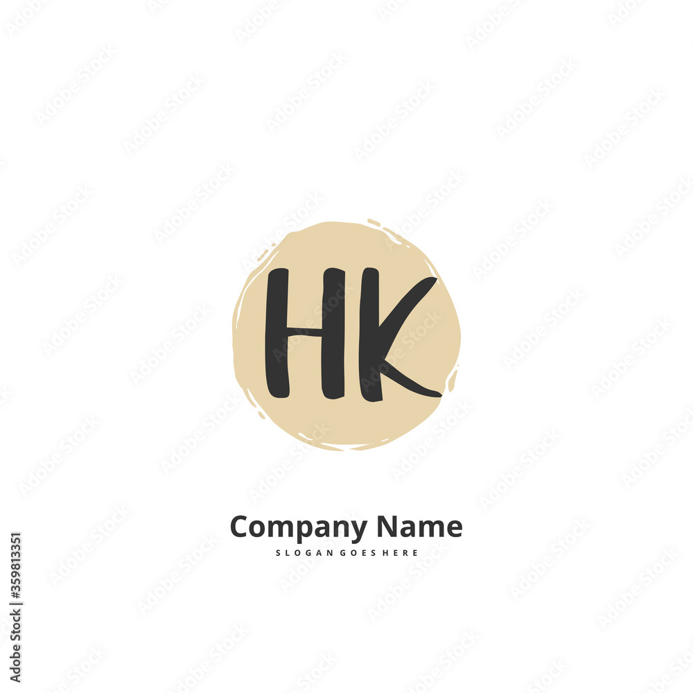 H K HK Initial handwriting and signature logo design with circle. Beautiful design handwritten logo for fashion, team, wedding, luxury logo. H K HK Initial handwriting and signature logo design with circle. Beautiful design handwritten logo for fashion, team, wedding, luxury logo.
