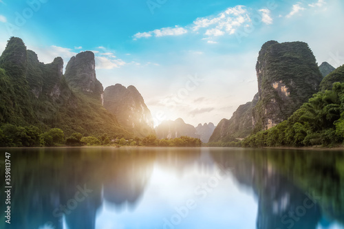 The Beautiful Landscape and Natural Landscape of Guilin