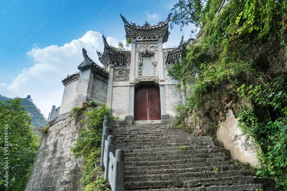 Beautiful scenery of the ancient city of Zhenyuan Beautiful scenery of the ancient city of Zhenyuan