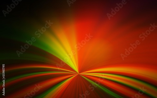 Dark Orange vector glossy abstract background. Colorful abstract illustration with gradient. Blurred design for your web site.