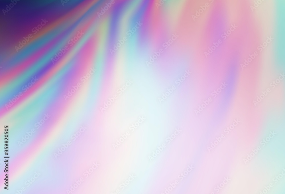 Obraz premium Light Purple vector blurred bright template. Colorful illustration in abstract style with gradient. New style design for your brand book.