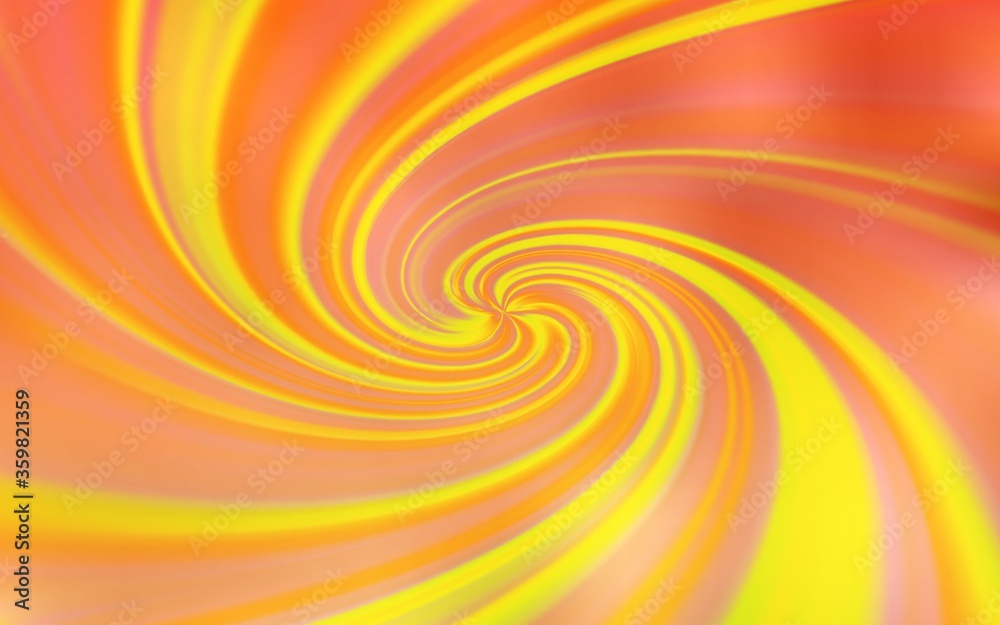 Obraz premium Light Yellow vector background with wry lines. Modern gradient abstract illustration with bandy lines. Elegant pattern for a brand book.